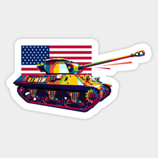 M36 Jackson Tank Destroyer Sticker